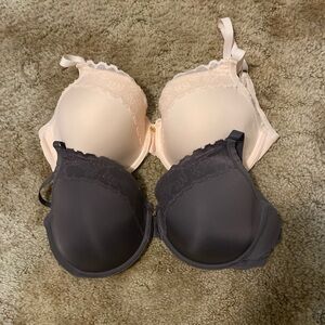Natori Pink and Gray Bras
